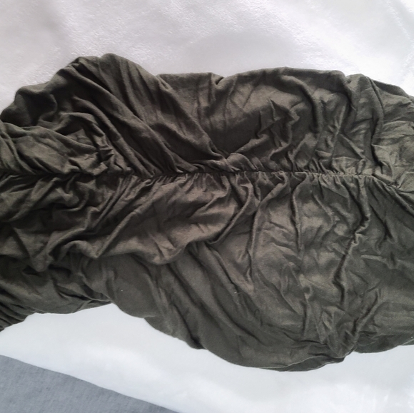 2/25$ 🛍 Army Green Midi Skirt - Picture 3 of 5